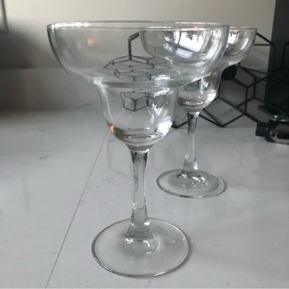Crate & Barrel margarita glasses